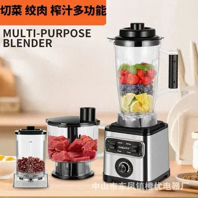 4L Blender, 8-in-1 Edelstahl Hochleistungsmixer - 4