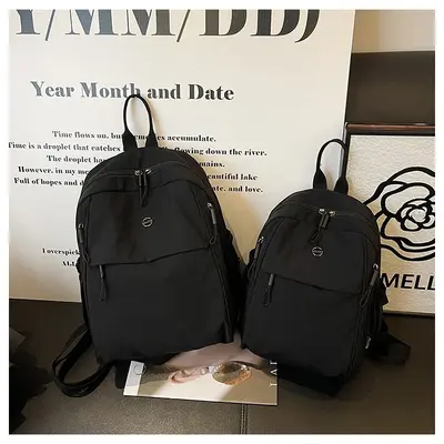 Ultra-Lightweight Small Nylon Canvas Commuter Backpack - 11