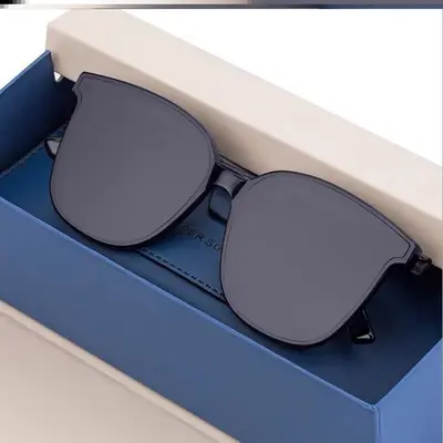 Polarisierte Sonnenbrillen für Damen 2023 neuer eleganter quadratischer Rahmen natürlicher Look beeindruckender Stil Sommer - 7