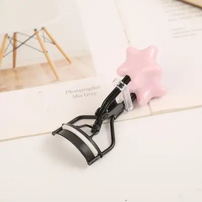 Curly long-lasting lash curler electroplated five-pointed star lash curler beginner all-in-one portable makeup lash curler - 11
