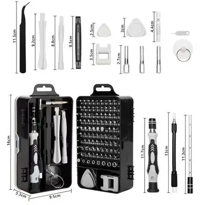 115-in-1 Schraubendrehersatz, magnetisch - 4