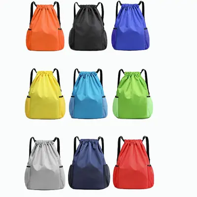 Waterproof Drawstring Basketball Backpack, Customizable Logo, Side Pocket, Large Capacity - 4