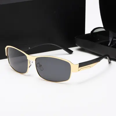 2024 Men's Polarized Photochromic Metal Frame Sunglasses - 7