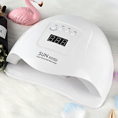 Sınır ötesi SUNX5plus tırnak lambası 120W çabuk kuruyan tırnak fototerapi makinesi tırnak pişirme lambası UV tırnak fototerapi lambası