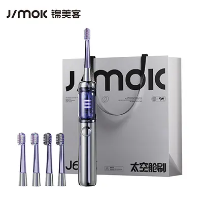 JIMOK Sonic Elektrikli Diş Fırçası [Gümüş Kart Hediye Kutusu] Erkek Arkadaşı için Yetişkin Çift Hediye Diş Fırçası J6 - 7