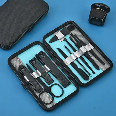 Nagelpflegeset, 10-teilig, tragbar - 1