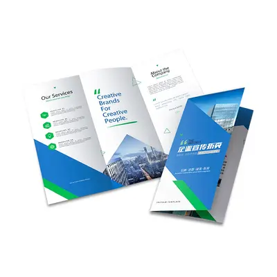 Instruction Manual, Corporate Brochure and Advertising Flyer Printing, Tri-Fold Color Leaf