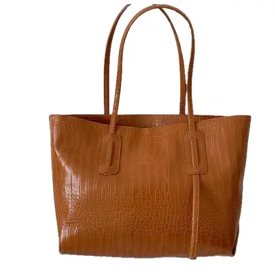 Large-Capacity Women's Tote Bag, Minimalist, Single Shoulder Strap - 5