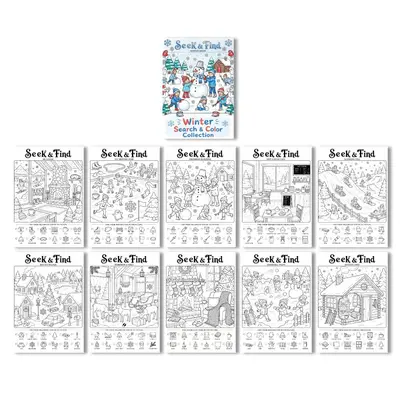 Malposter-Set und Stressabbau-Malbuch - 11