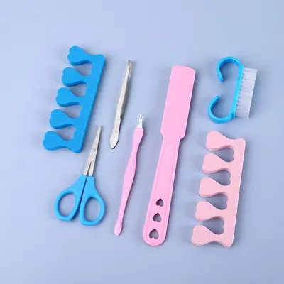 Ayak törpüsü seti, pedikür bıçakları, ölü deri peelingi