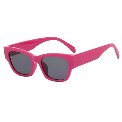 Women's Dopamine-Colored Printed Sunglasses, UV Protection, Square Frame - 6