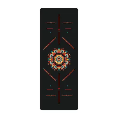 Yoga mat, natural rubber, PU non-slip, colorful, professional - 11