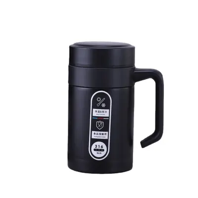 Thermobecher aus 304er Edelstahl mit Griff und Teesieb - 6