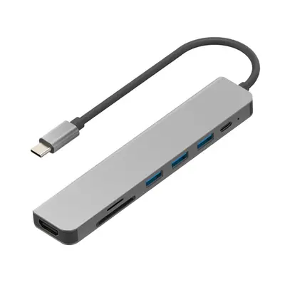 Typec Fünf-in-Eins Dockingstation für Mobiltelefon, Tablet, Konverter, Spielkonsole, HDMI-Dockingstation, USB-Hub - 12