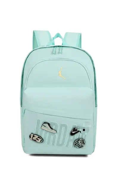 Trend Flying Man Magic Tape Starry Sky Large Capacity Dual Shoulder Backpack Student School Bag Unisex Casual Travel Backpack - 9