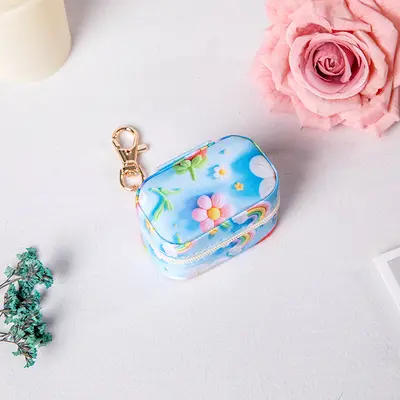 Exquisite New French Jewelry Storage Box Small Portable Travel Accessories Jewelry Organizer Box Earring Ring Storage - 10