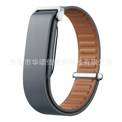 Genuine Leather Loop Strap for Google Fitbit Air - 11