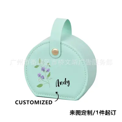 Cross-border portable jewelry box DIY hand bag travel jewelry storage box ring necklace earring storage box - 10