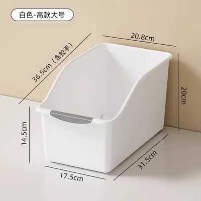 Tilted-mouth kitchen storage box, large capacity - 9
