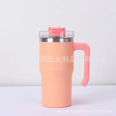 Vakuum-Isolierbecher aus 304 Edelstahl, 590 ml, Macaron - 8