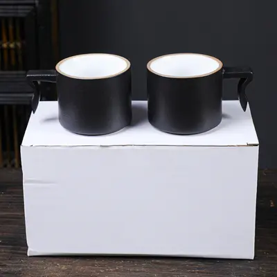 Ceramic Retro Coffee Cup Set, Japanese Style - 13