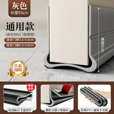Door Bottom Seal Strip Soundproof Windproof Insect and Light Blocking - 13