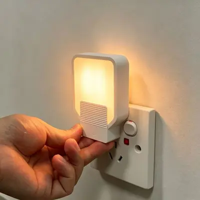 670nm Red Light LED Sleep Night Light, Motion Sensor, Dimmable, Plug-in - 7