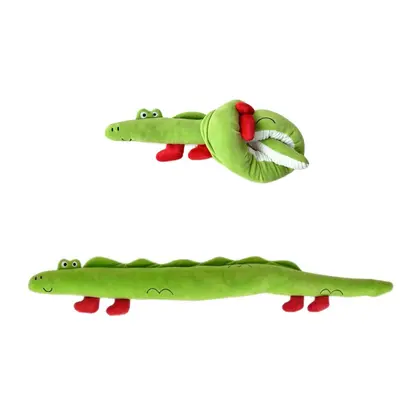 Long Crocodile Duck Plush Dog Toy, for Medium and Large Dogs - 7