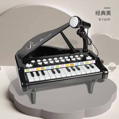 Multi-function electronic keyboard with microphone beginner music toy for children - 8