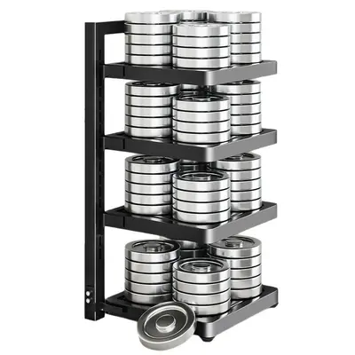 Kitchen pot rack storage, multi-layer, adjustable