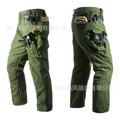 IX7 Fleece Softshell Pants, Waterproof and Windproof, Outdoor - 3