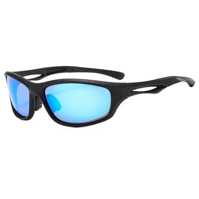 Polarized Sports Sunglasses for Men, Windproof, Outdoor Cycling, UV Protection - 12