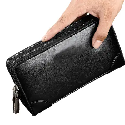 Men's Multifunctional Business Long Clutch Wallet - 6