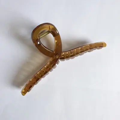 Große 13 cm Acryl-Haarspange aus hochwertigem Jelly in verschiedenen Farben für den Hinterkopf, Haiclip Haarspange Haarschmuck. - 9