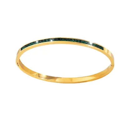 Titanstahl-Armband, vollständig mit Mikrodiamanten besetzt