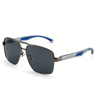 Polarized Sunglasses with Aluminum-Magnesium Frame, TAC Lenses and Spring Hinges - 5