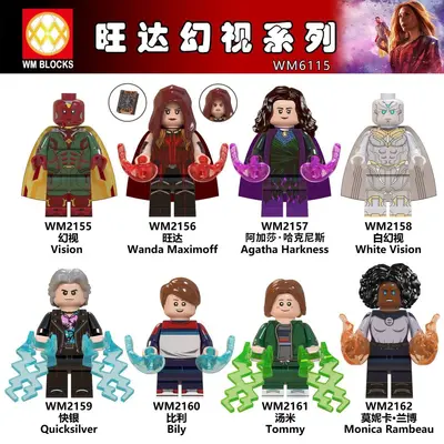 WM6115 Kinder-Bausteinfigur Spielzeug WM2155-2162 - 10