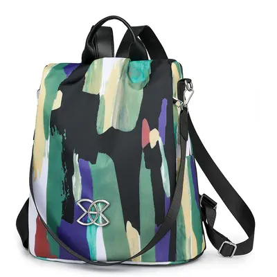 Hochwertiger Oxford-Stoff Rucksack für Damen 2024 neu leicht diebstahlsicher tägliche Reisetasche stilvoller Damen-Rucksack - 10