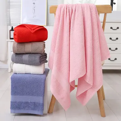 Bath towel pure cotton, extra thick, hotel quality, embroidered - 4