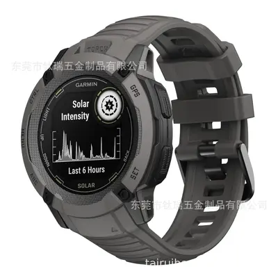 Silicone Replacement Strap for Garmin Instinct 2X, Sport Quick Release - 11