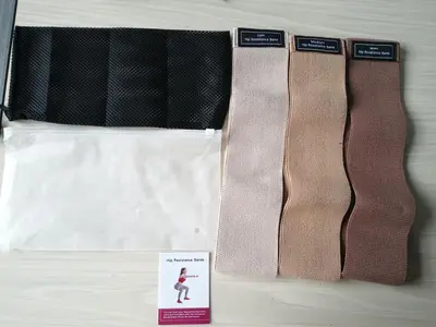 Strick-Gesäßhebe-Widerstandsbandset mit elastischen Bändern - 7