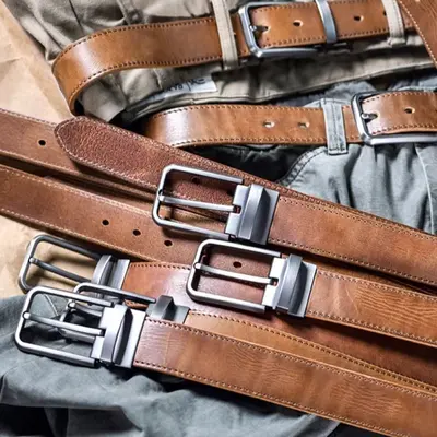 El Yapımı Üst Katman Sığır Derisi Kemer Vintage Bitki İşlemi Saf Sığır Derisi Iğne Toka Erkek İş Pantolonu Antikleştirilmiş Gerçek Deri Pantolon Kemeri - 2