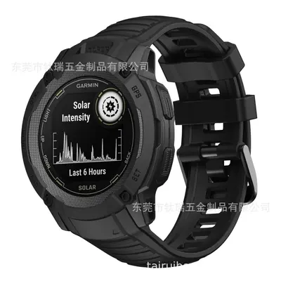 Silicone Replacement Strap for Garmin Instinct 2X, Sport Quick Release - 6