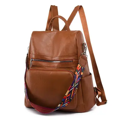Damen-Rucksack aus PU-Leder für den Alltag