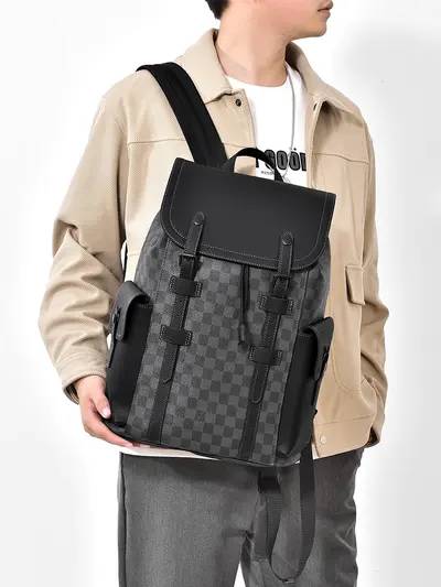 Men's Business Large-Capacity Laptop Backpack - 5