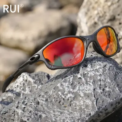 Metal Oval Cycling Sunglasses, Windproof, UV Protection - 1