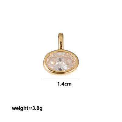 Stok Avrupa-Amerika Çapraz Sınır Minimalist Şık Zirkon Pendant Kolye Hafif Lüks Yüksek Kalite Heryerde Kullanılabilir Şakşak Zinciri Takı Aksesuarı - 9