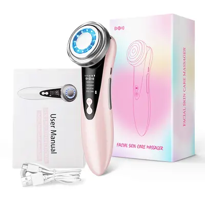 Red and blue light facial beauty device for skin rejuvenation at home - 10