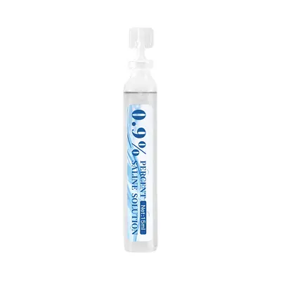 0.9% saline solution small tube 15ml sodium chloride facial acne removal nasal wash skin beauty salon care cleaning solution - 8