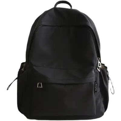 Women's Solid Color Backpack Large Capacity School and Casual Use - 6